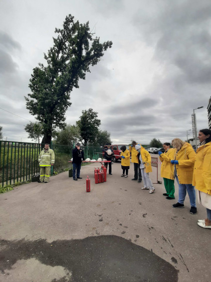 Тренировка по эвакуации и действий при пожаре